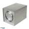 Tuba / Maclean Surface Mount Halogen Spot Square Aluminium GU10 80x80x115mm Matte Chrome MCE426 C/M image 1