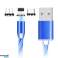 KK21S MAGNETICKÝ KABEL 3 v 1 LED fotka 1