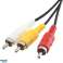 PSP28 AV-KABEL 3x CHINCH FÜR PS2 PS3 Bild 3