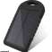 US14 Solar Powerbank 5000mAh oplader med indbygget lommelygte billede 1