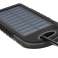 US14 Solar Powerbank 5000mAh oplader med indbygget lommelygte billede 5