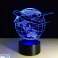 ZD98D AVIÃO LUZ NOTURNA LED 3D foto 4