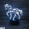 ZD98G UNICÓRNIO 3D LED LUZ NOTURNA foto 3
