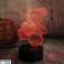 ZD98J TEDDY BEAR 3D LED LUZ NOTURNA foto 4