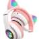 ZS7C-KUULOKKEET BT 5.0 LED-VAALEANPUNAISET KORVAT kuva 6