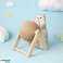 ZW8E CAT KRABBEN PAAL BAL ROTERENDE BAL 12x20x17x19cm Beige foto 3