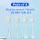 Vervangende borstelset voor SG 513 SEAGO 4 stuks transparante kleur SG 513 Refill foto 2