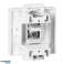Single Socket Type F Pearl. TV/F F/P1. white image 5