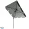 INKLAPBARE TUINPARASOL 2x2m MET SLINGER CARRUZZO PREMIUM STALEN FRAME HOEKVERSTELLING foto 6