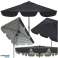 INKLAPBARE TUINPARASOL 2x2m MET SLINGER CARRUZZO PREMIUM STALEN FRAME HOEKVERSTELLING foto 2