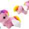 Unicorn Horse plüss Stretch Jumping Pink kép 1