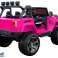 Auto op batterijen WXE 1688 4x4 Roze STERK foto 1