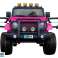 Auto op batterijen WXE 1688 4x4 Roze STERK foto 2