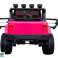 Auto op batterijen WXE 1688 4x4 Roze STERK foto 4