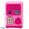 Elektronischer Safe Geldautomat Pin Sparschwein für Kinder Rosa Bild 1