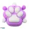 Squishy Kedi Pençesi Anti-Stres Oyuncak Duyusal Squishy Ceket Mor fotoğraf 1