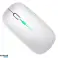 AK211B Mouse fără fir rgb alb fotografia 3