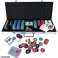SET DE POKER PROFESSIONNEL – 500 JETONS DANS UN BOÎTIER EN ALUMINIUM + DIPS + JEUX DE CARTES + JETON DU CROUPIER photo 5