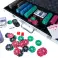 SET DE POKER PROFESSIONNEL – 500 JETONS DANS UN BOÎTIER EN ALUMINIUM + DIPS + JEUX DE CARTES + JETON DU CROUPIER photo 6