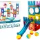 BLOCS MAGNÉTIQUES – PISTE DE BILLE 3D POUR LA CONSTRUCTION – 54 PIÈCES + INSTRUCTIONS + AUTOCOLLANTS – JOUET ÉDUCATIF 3+ photo 6