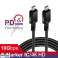Kabel 2 x USB C 100W Maclean Bild 5