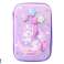 Grande Trousse Licorne 3D Dépliable Violet 23x15x5 cm photo 2