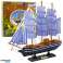Maquette de collection Voilier décoratif Blanc & Bleu 33x31cm photo 2