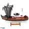 Modèle de collection décoratif bateau de pêche Bateau Filet de pêche 38x31cm photo 4