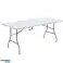 Table pliante avec serrure Table de banquet pour traiteur Blanc 180 x 74 cm photo 4