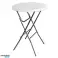 Table Pliante Avec Serrure Table Basse Banquet Traiteur Ronde Blanc 80x88cm photo 4