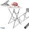 Table Pliante Avec Serrure Table Basse Banquet Traiteur Ronde Blanc 80x88cm photo 3