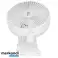 AD 7342 weiß Tischventilator mit Clip |kabellos| ca. 15,5 cm | 360° Drehung | USB-C-Anschluss | Bild 1
