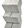Verpackungskarton 200×200×110 mm Großhandel, Material: Wellpappe, Farbe: weiß, A-Ware, Restposten Bild 4