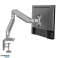 Aluminum Monitor Mount with Gas Spring Ergo Office, Dual Arm, VESA 75x75/100x100, 17&quot; - 32&quot;, 10 kg Silver. ER 447 image 2