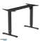 Electric desk height adjustment Ergo Office. max height 1160mm. max 80 kg. without a tabletop for standing and sitting work. Black. ER 40 image 1