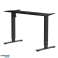 Electric desk height adjustment Ergo Office. max height 1160mm. max 80 kg. without a tabletop for standing and sitting work. Black. ER 40 image 4