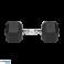 Gummierte Hanteln aus Gusseisen HEX 2x15 kg REBEL ACTIVE Bild 3