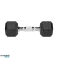 Gumijotas čuguna hanteles HEX 2x4 kg REBEL ACTIVE attēls 3