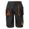 Kurze-Arbeitshose Shorts Cargo-Schutzhose Sommer Schwarz-Orange (KR-SP-CLASSIC_58) Bild 5