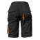 Kurze-Arbeitshose Shorts Cargo-Schutzhose Sommer Schwarz-Orange (KR-SP-CLASSIC_58) Bild 2