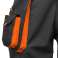 Kurze-Arbeitshose Shorts Cargo-Schutzhose Sommer Schwarz-Orange (KR-SP-CLASSIC_50) Bild 1
