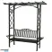 Ławka ogrodowa Barolo aluminiowa beżowa 210 cm i Ławka ogrodowa Barolo aluminiowa 210 cm zdjęcie 2