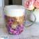 Termisk glass med blomster inni, gypsophila, hortensiaer, roser, 300 ml, 1 stk. SZK166 bilde 4