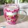 Termisk glass med blomster inni, gypsophila, hortensiaer, roser, 300 ml, 1 stk. SZK174 bilde 1