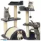 RASCADOR PARA GATOS CAMA DE 4 NIVELES CON TÚNEL, PUENTE Y CABINA 68CM fotografía 6