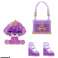Muñeca púrpura violeta de moda arcoíris clásica fotografía 3