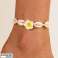 2-in-1 Armband für Fuß und Hand, an einer Schnur, MUSCHELN und HAWAIIAN FLOWER B542ZO Bild 2