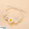 2-in-1 Armband für Fuß und Hand, an einer Schnur, MUSCHELN und HAWAIIAN FLOWER B542ZO Bild 1
