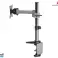 MC 717 44495 Stalo laikiklis LCD monitoriui 8kg max vesa 100x100 aliuminis nuotrauka 4