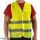 Gilet de sécurité adultes jaune taille unique avec restriction classe de sécurité 2 photo 1